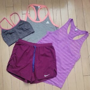 Lot Active Althetic wear Bundle Size Small Nike Adidas